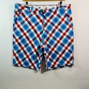 Royal & Awesome Size 42 Red White Blue America Novelty Men’s Golf Shorts